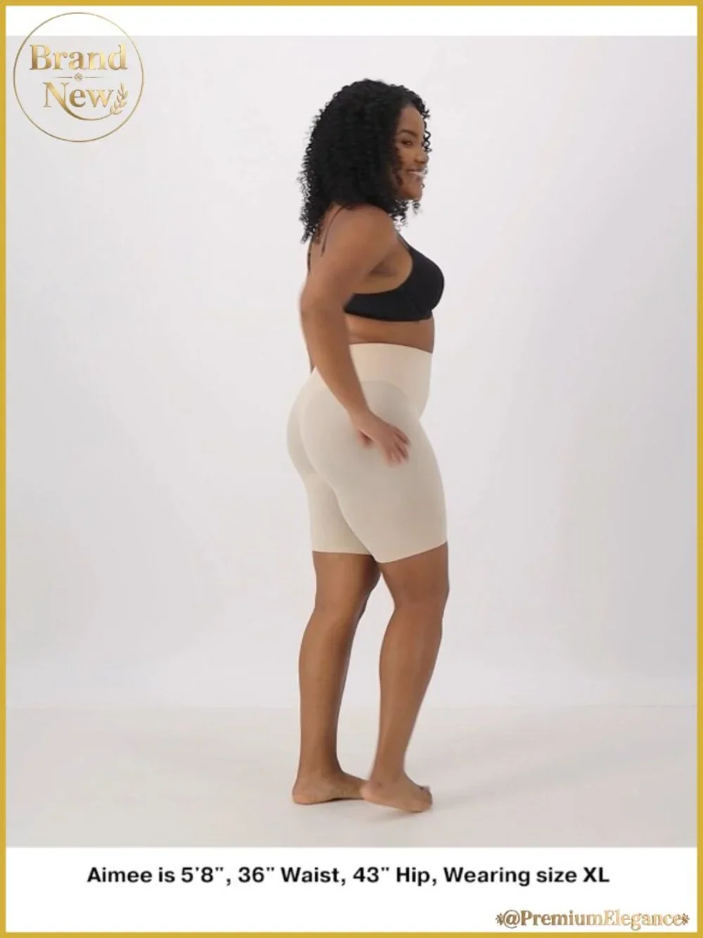 High Waist Tummy Control Thigh Slimmer Shapewear Firm Compression